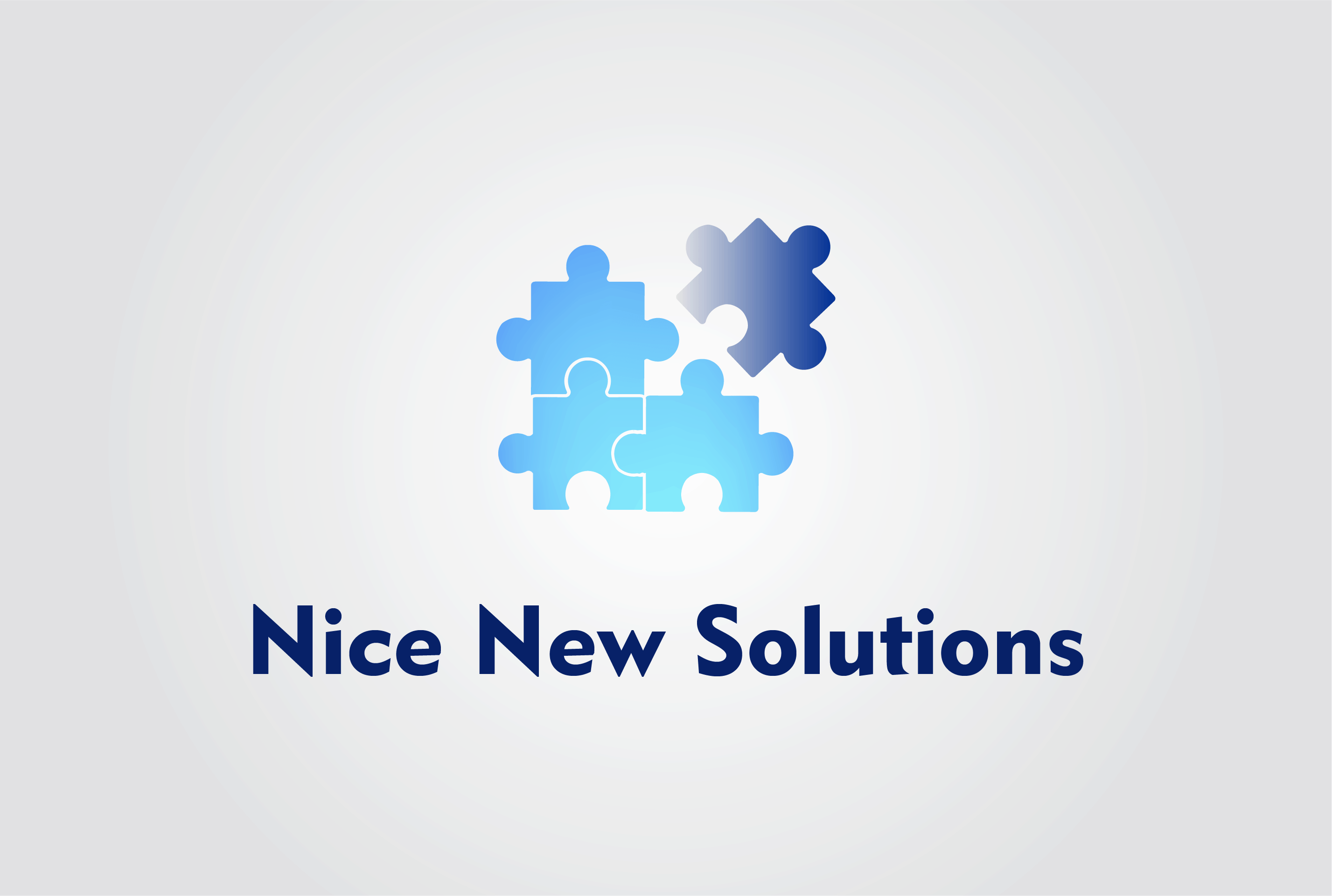 Logo til Nice New Solutions lavet af Dit Online Visitkort