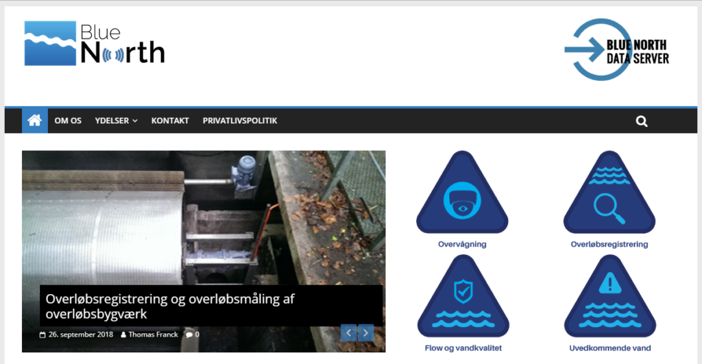 Billig Wordpress Hjemmeside til bluenorth.dk lavet af Dit Online Visitkort