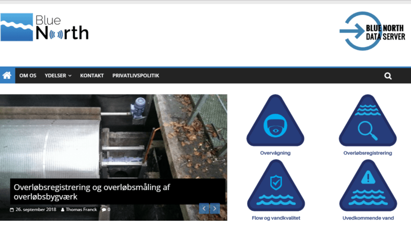 Billig Wordpress Hjemmeside til bluenorth.dk lavet af Dit Online Visitkort