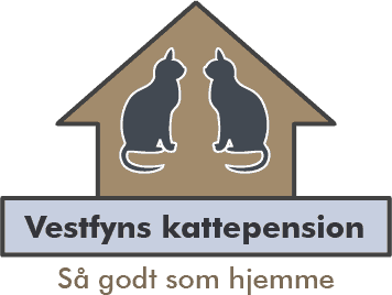 Logo til Vestfyns kattepension lavet af Dit Online Visitkort
