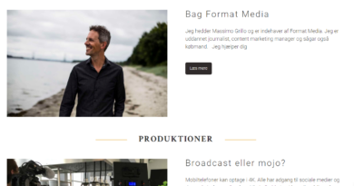 Billig Wordpress Hjemmeside til FormatMedia.dk lavet af Dit Online Visitkort
